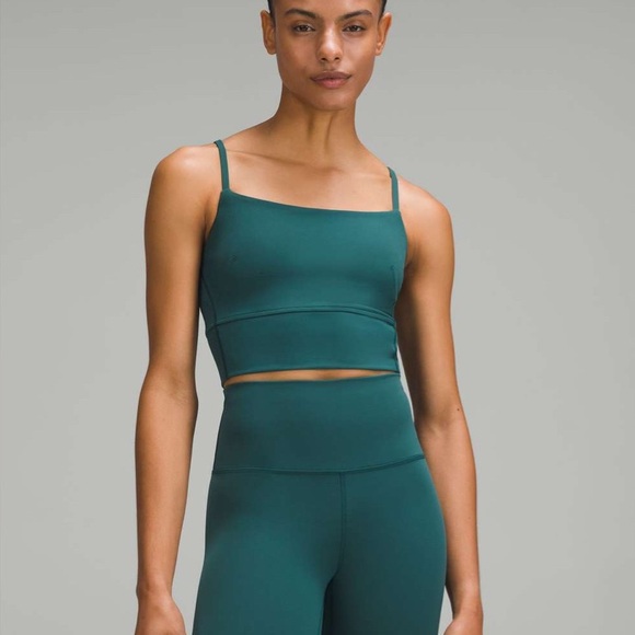 lululemon athletica Other - Lululemon Wunder Train Strappy Tank Top
Storm Teal - size 6 NWOT